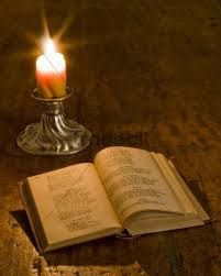 reading by candlelight reading by candlelight