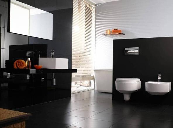  Tips para decorar el baño en color negro