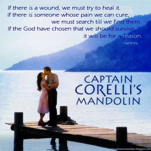 Captain Corelli's Mandolin Quotes. QuotesGram