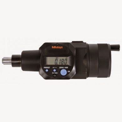 Digimatic micrometer measuring head for toolmaker's or measuring microscopes.
