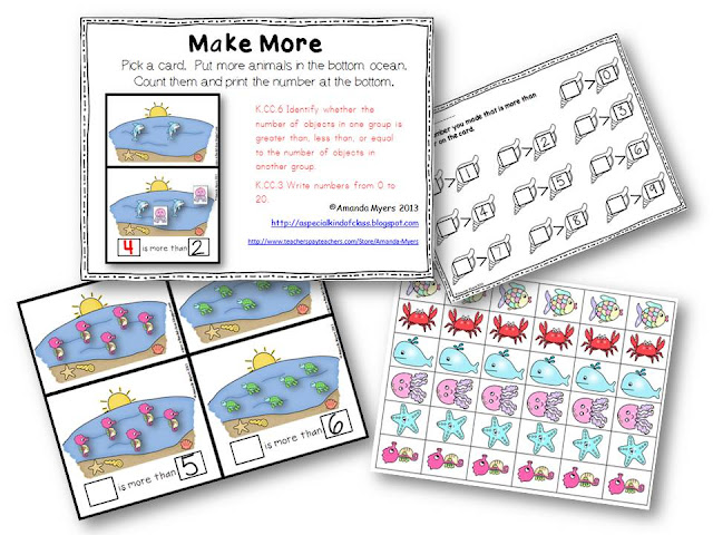 A special kind of class: Under the Sea Math