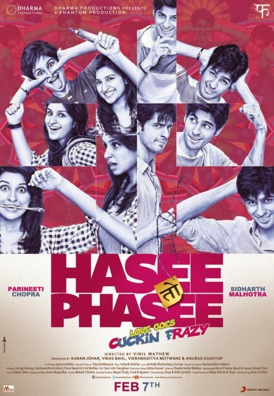 Hasee Toh Phasee (2014) Bollywood movie First Look Poster, wallpapers, pics