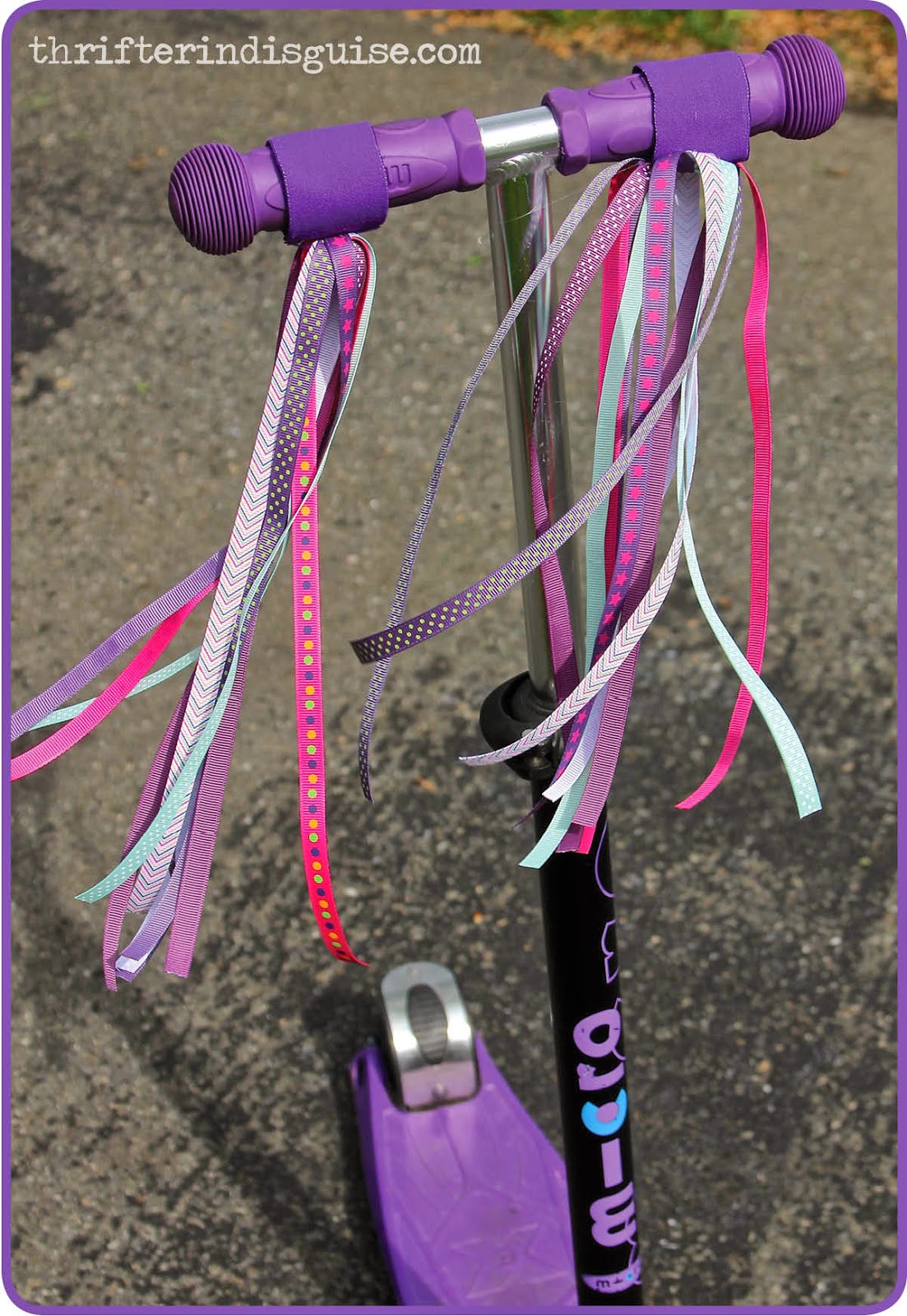 A Thrifter in Disguise DIY Scooter and Bike Streamers