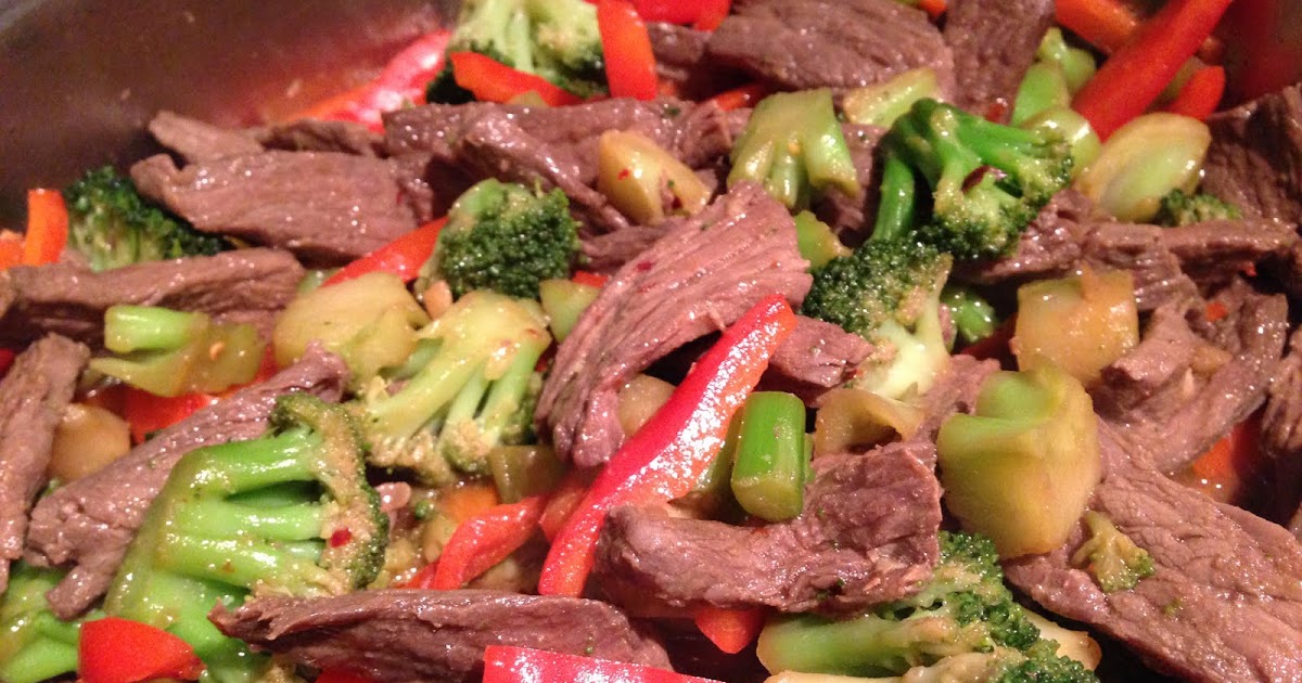 Look, I'm a Cook! StirFried Beef with Broccoli and Bell Peppers