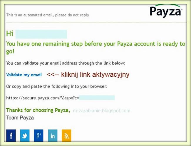 Payza — link aktywacyjny. Payza — link aktywacyjny.