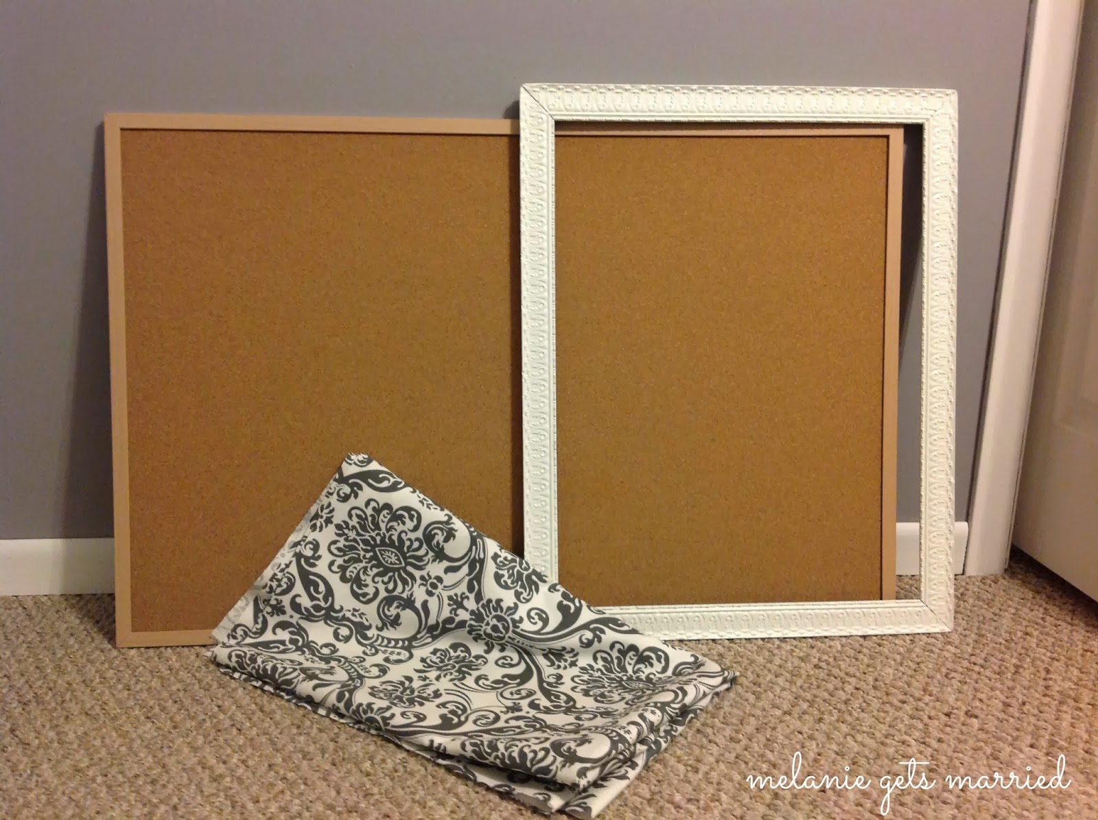 Making It In The Mitten Fabric Covered Bulletin Board