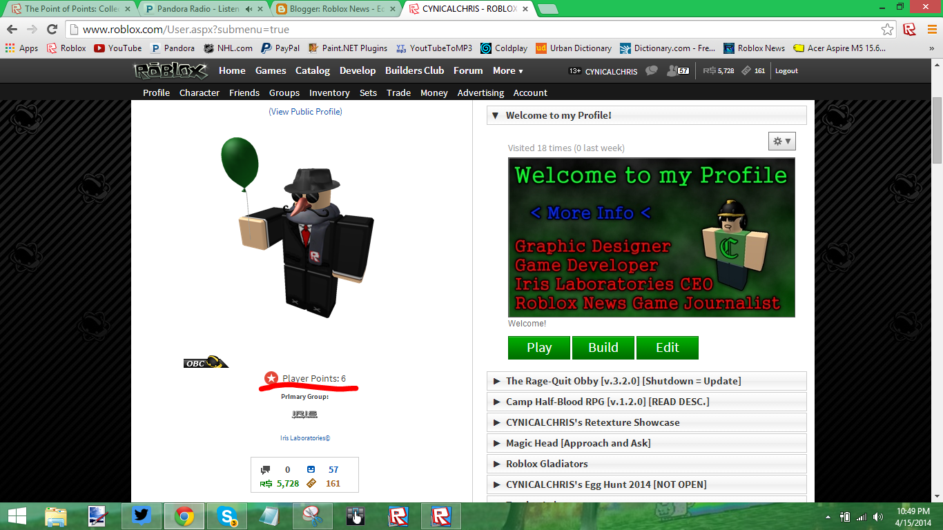 What Are Points In Roblox