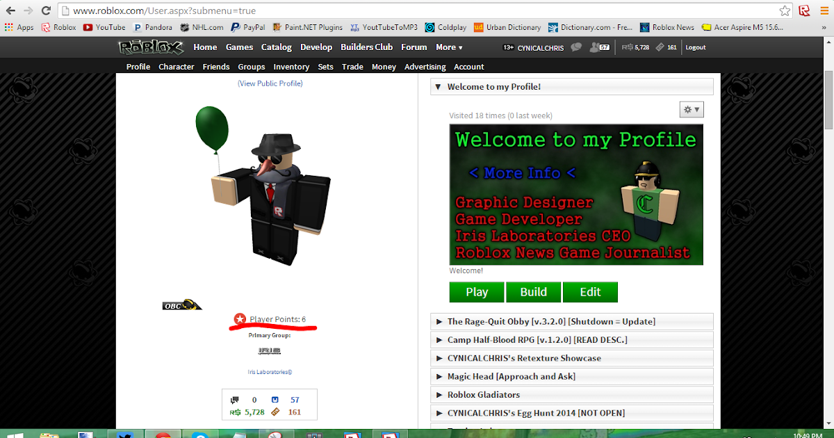 Roblox Player Point