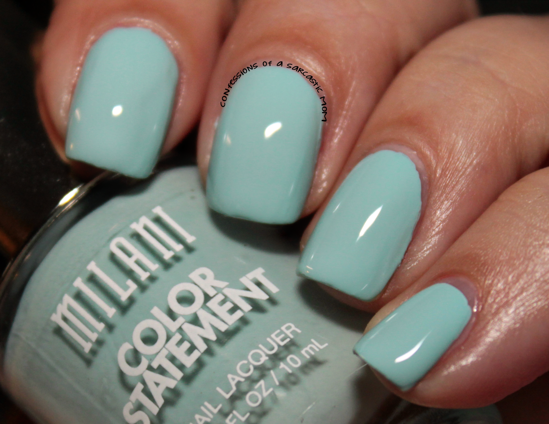 7. Milani Color Statement Nail Lacquer in "Mint Crush" - wide 1