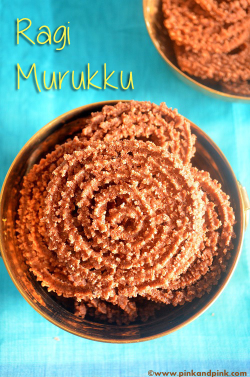 Ragi Murukku Finger Millet Chakli Recipe Ragi Flour Snacks Ragi Dishes Pink and Pink
