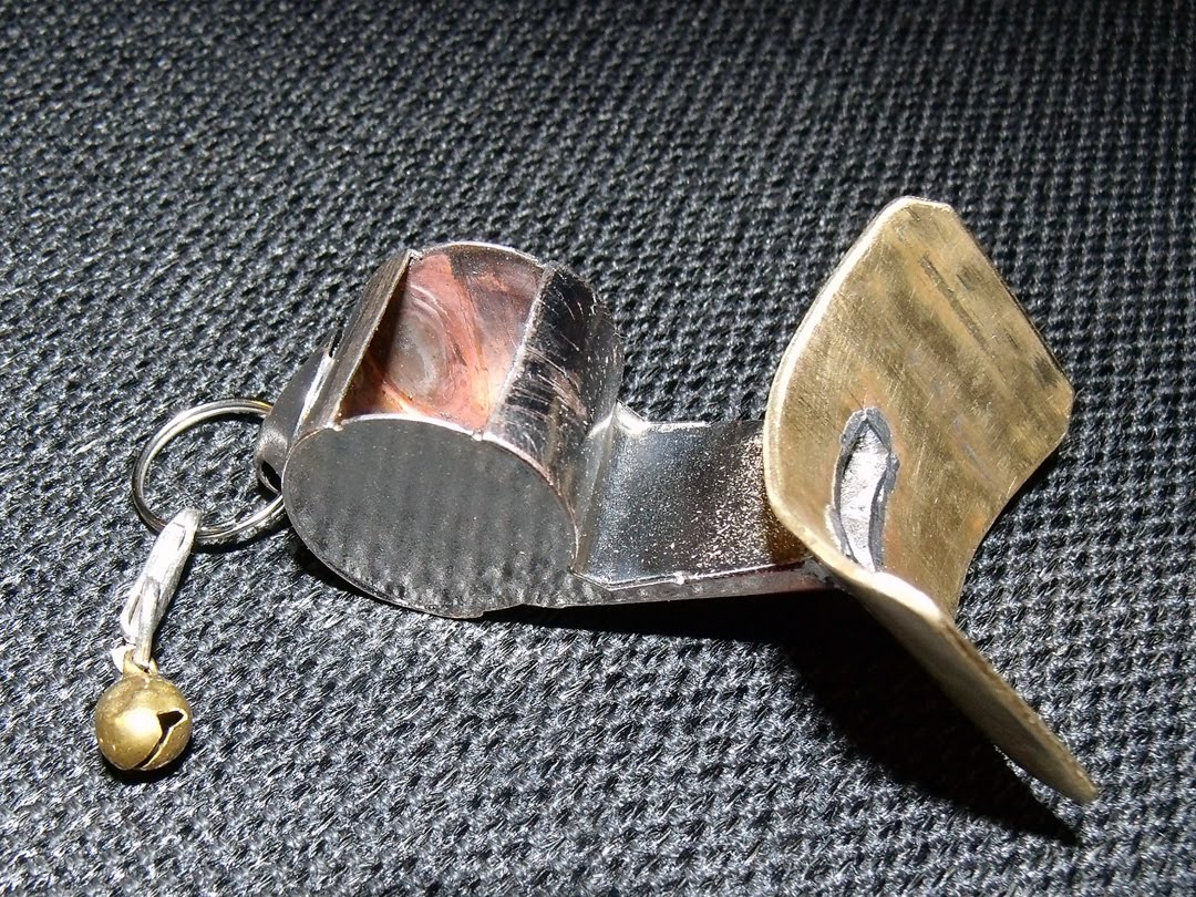 Home made nose whistle