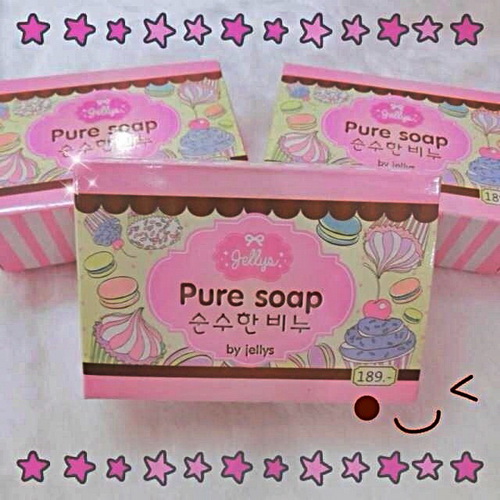 Pure Soap By Jellys JELLY PURE SOAP WHITENING HEALTHY SKIN REDUCE DARK