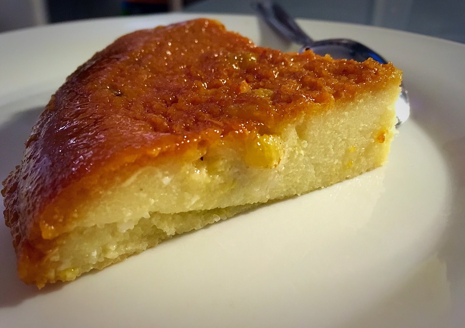 Gâteau de semoule au lait d'amande