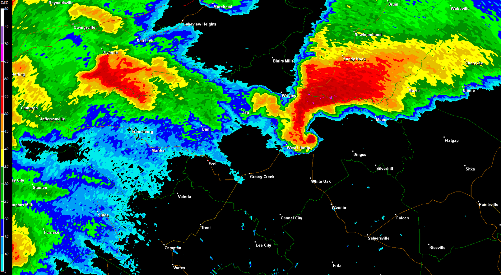 The Original Weather Blog The Tornado Chronicles West Liberty, KY