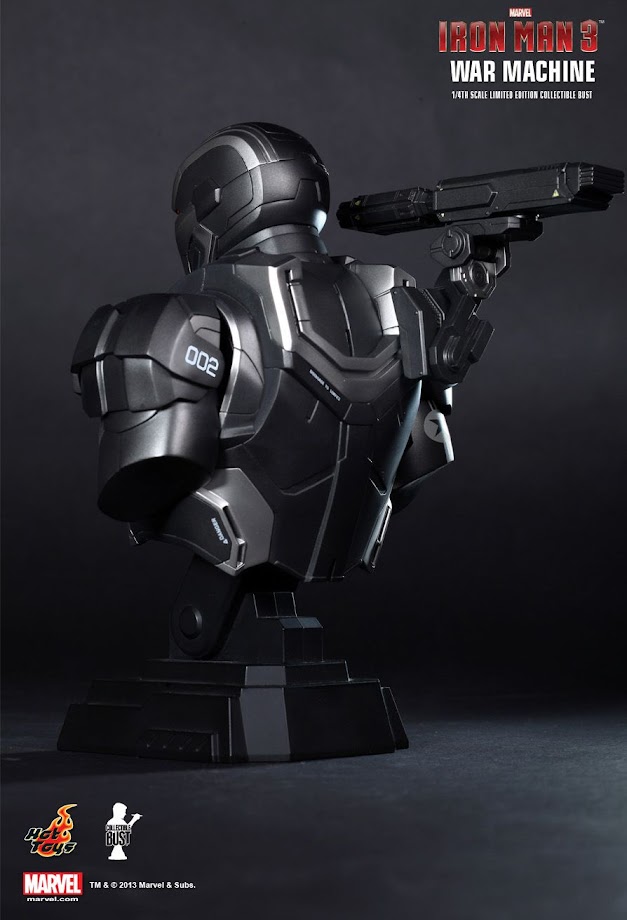 Hot Toys Iron Man 3 1/4 Scale Bust - War Machine