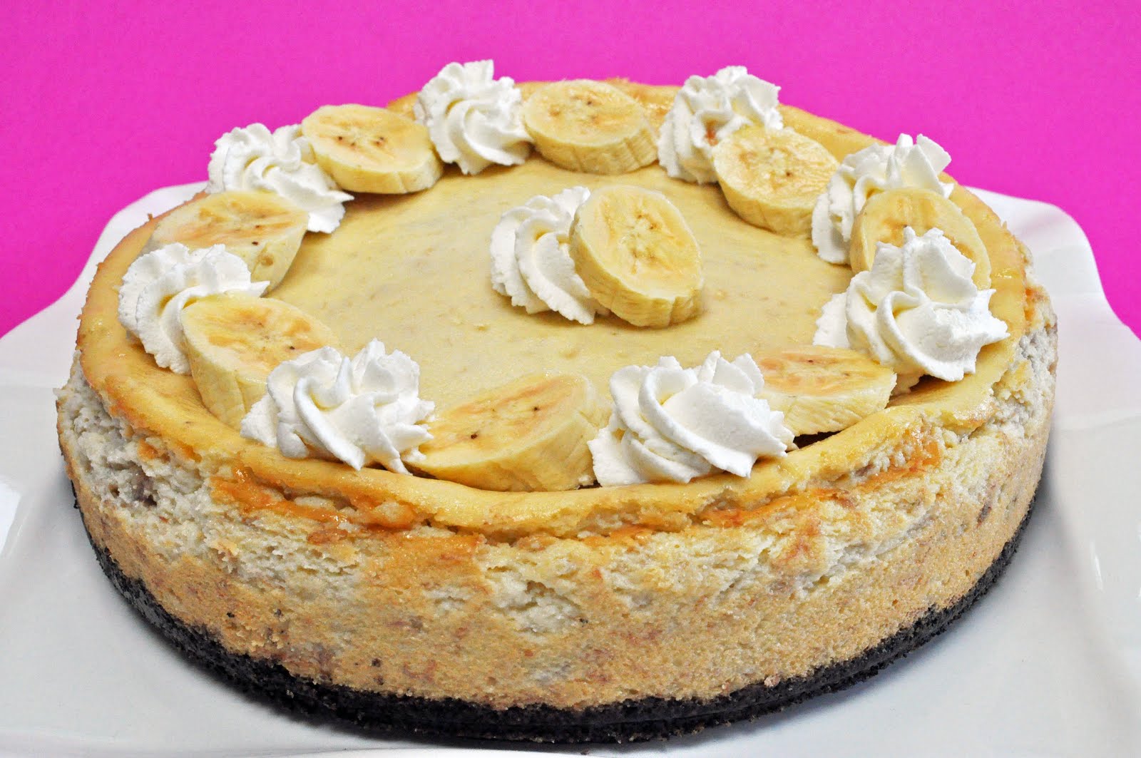 All That's Left Are The Crumbs Banana Cream Cheesecake