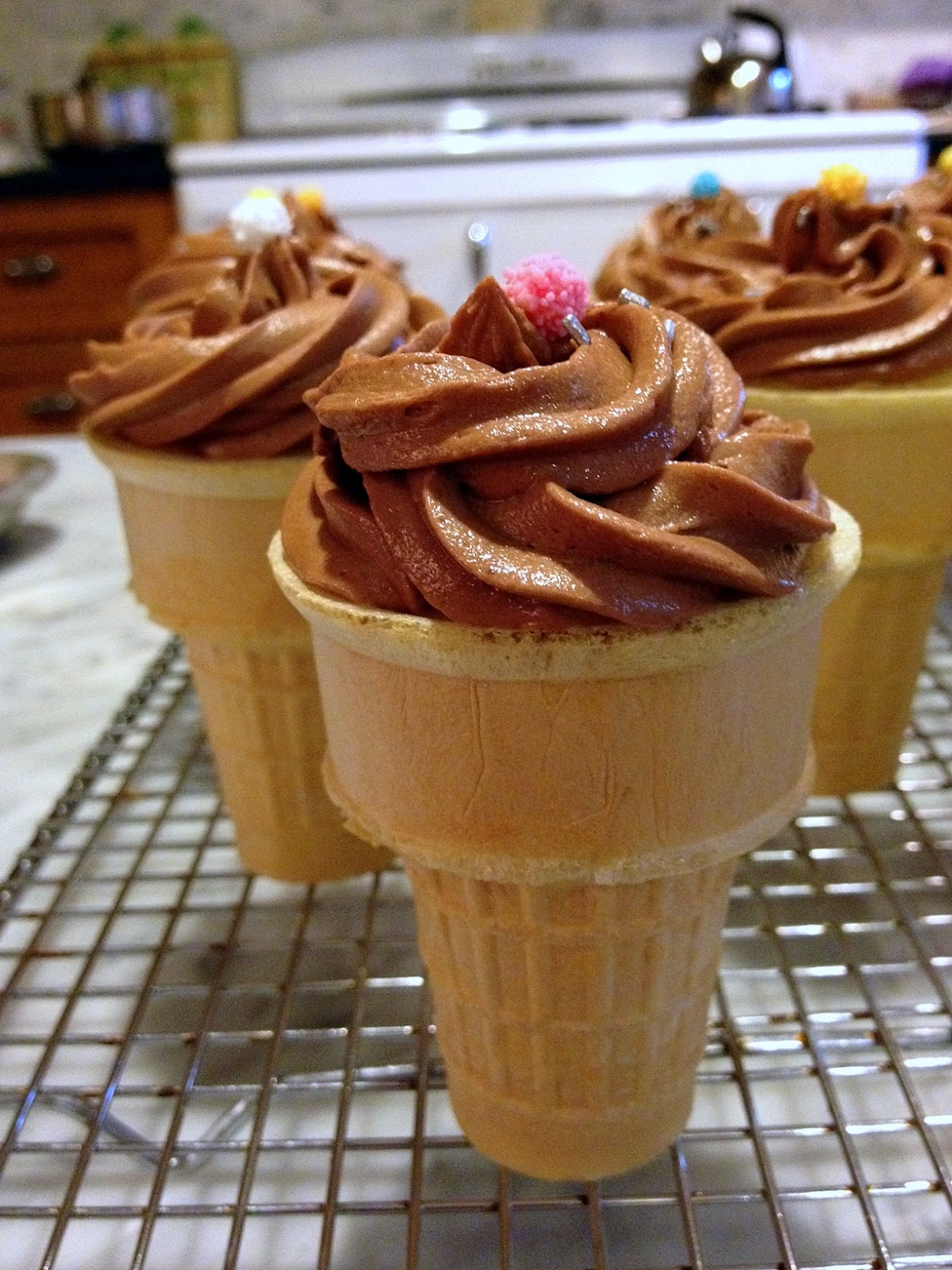 A Cake Bakes in Brooklyn Ice Cream Cone Cupcakes