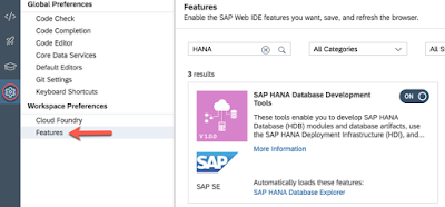Build database objects/services in HANA service using SAP WebIDE Full-Stack : Part 1 SAP HANA Database, SAP HANA WebIDE, SAP HANA Study Materials, SAP HANA Guides