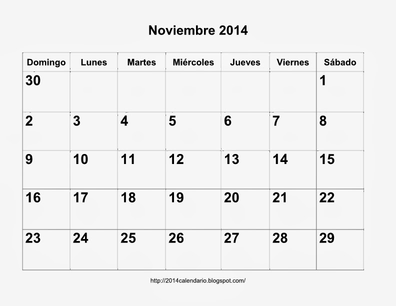 formato de calendarios