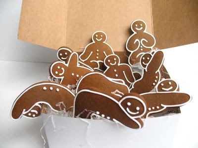 Gingerbread christmas 4 pieces set cookie cutter Dying for Chocolate: Unusual Gingerbread Cookie Cutters & Chocolate