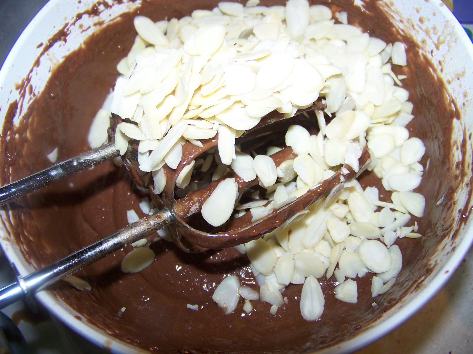 Kitchen Simmer Chocolate Coffee Cake with Almonds