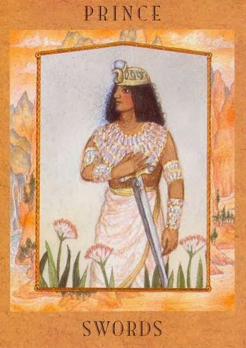 Tarot de las Diosas: Principe de Espadas