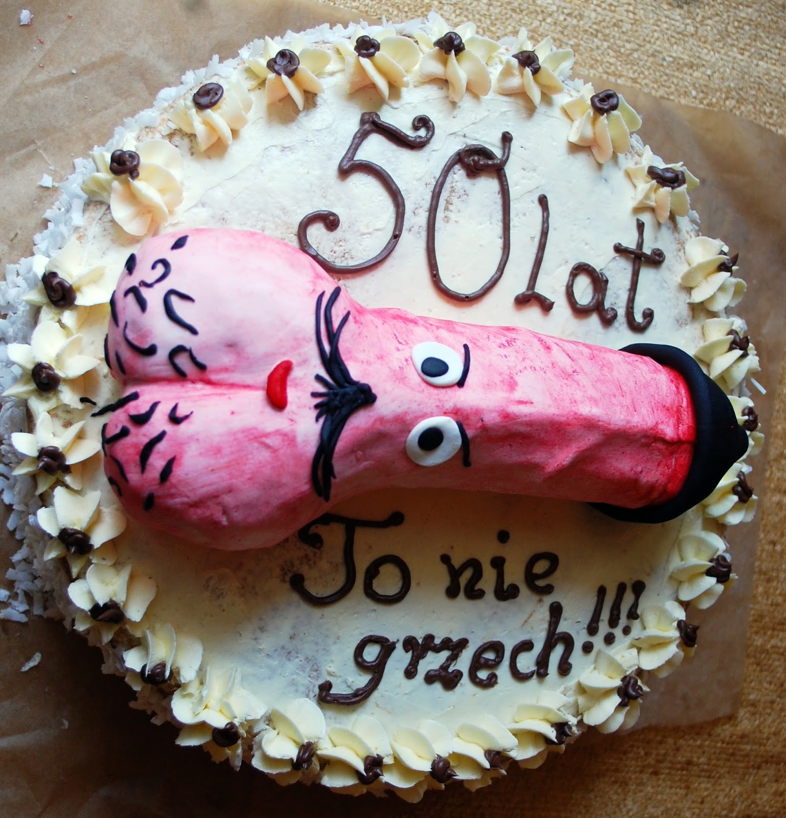 Moje wypieki!: 88. Tort 50 urodziny