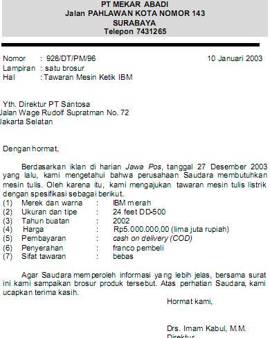 Contoh Proposal Penawaran Produk Pdf Puddsunhate1975