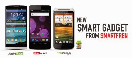 Smartfren Rilis Andromax Z, HTC Desire XC, Haier Maxx dan Andromixx Pixcom