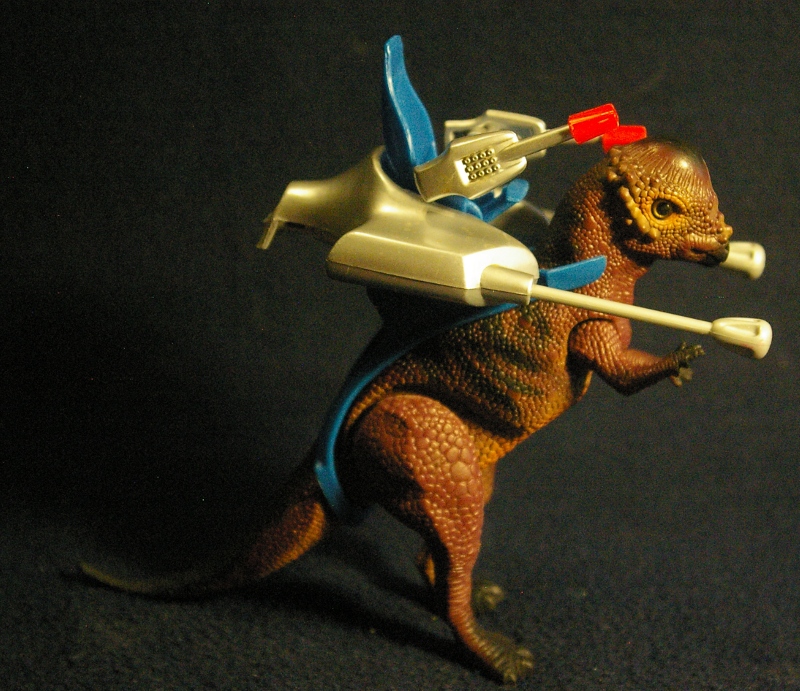 Action Figure Adventures Pachycephalosaurus Dino Riders