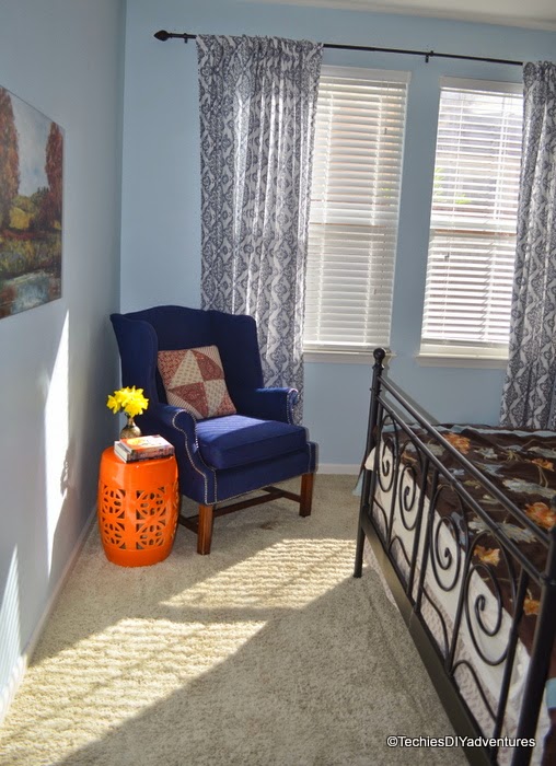 Ceramic Drum Stool as side table Techie's DIY Adventures