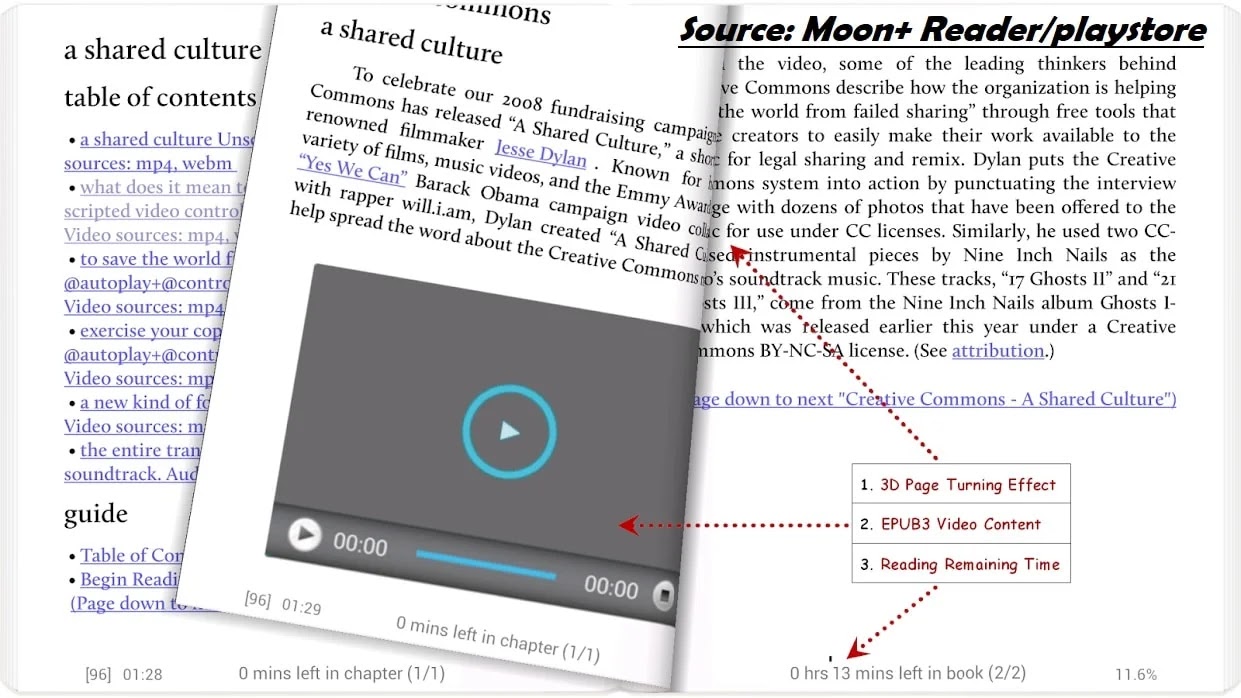 Moon plus ebook reader app for android