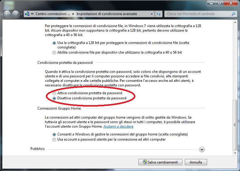 Windows Vista Condivisione Stampante Inattiva