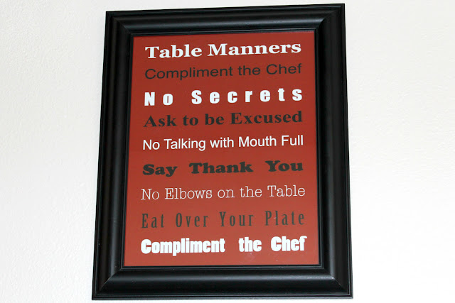 table manners