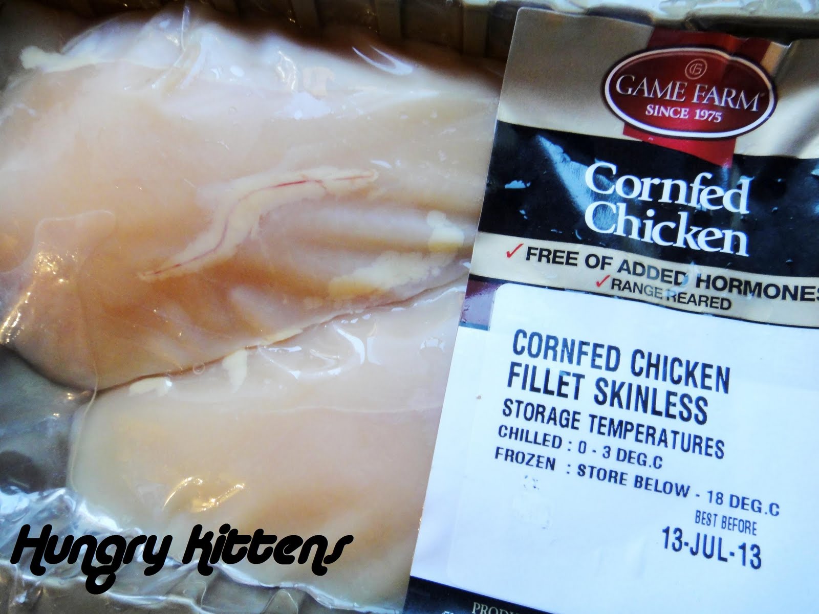 Hungry Kittens Jamie Oliver's Polentacrusted Chicken with Sweetcorn