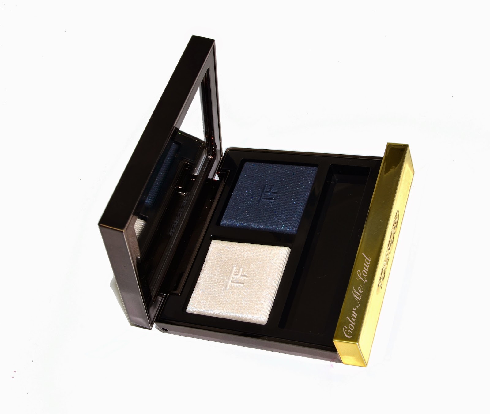 Tom Ford Eye Color Duo #03 Crushed Indigo, Review, Swatch, FOTD & Comparisons, for Spring 2015