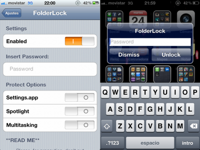 Lock Your iPhone Down With FolderLock