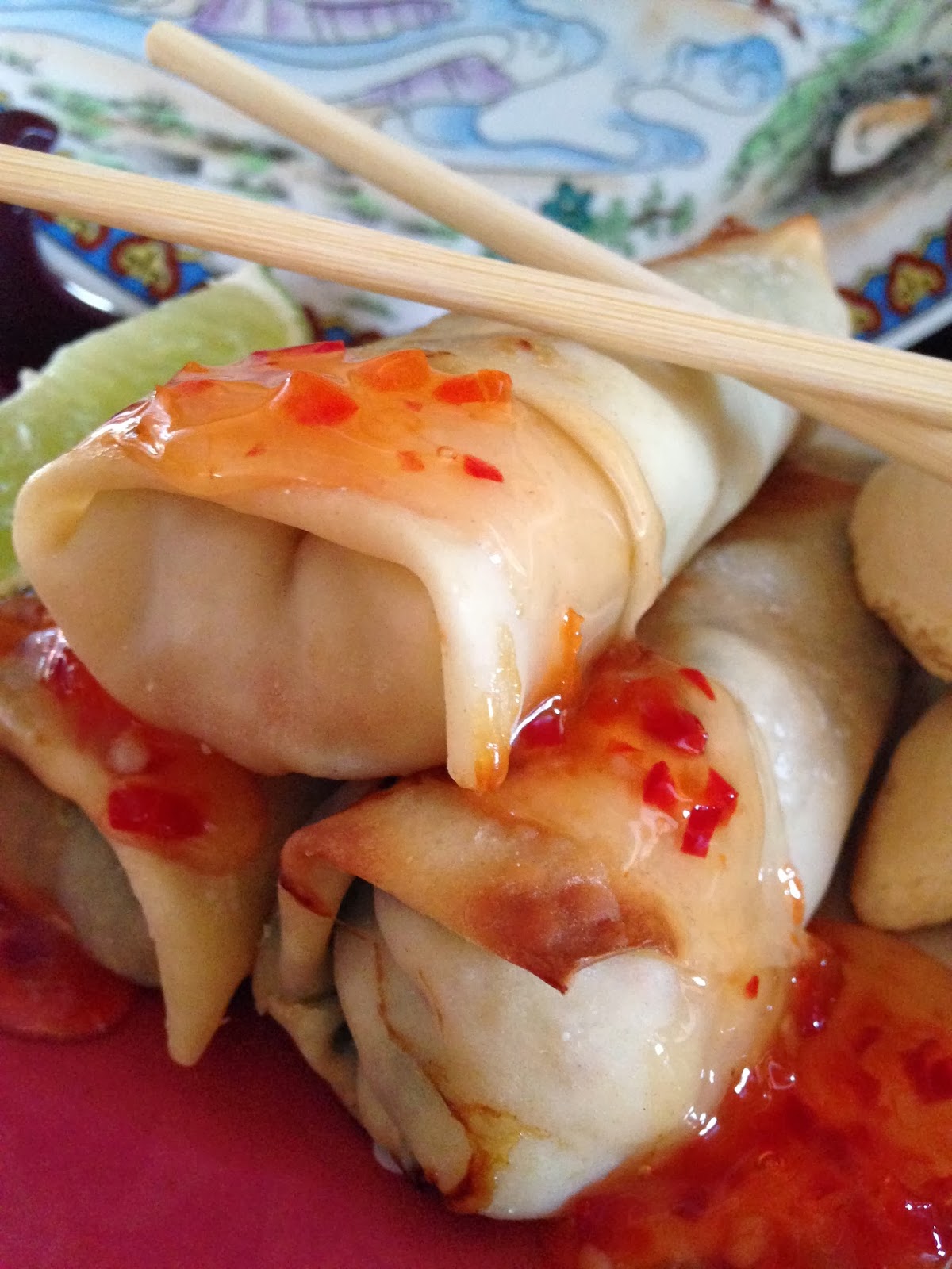 Pineapple Pork Spring Rolls Turnips 2 Tangerines