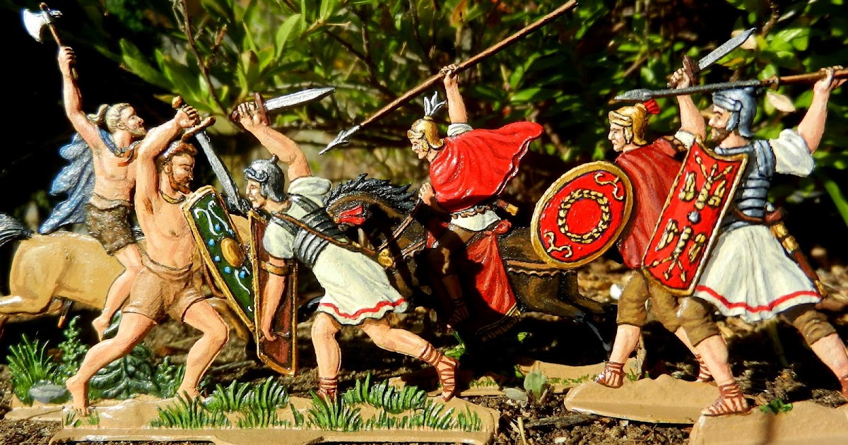 Castles of Tin: Romans vs. Germans, Part I - 40mm Flats