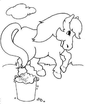 Coloring Pages for Kids: Horse Coloring Pages