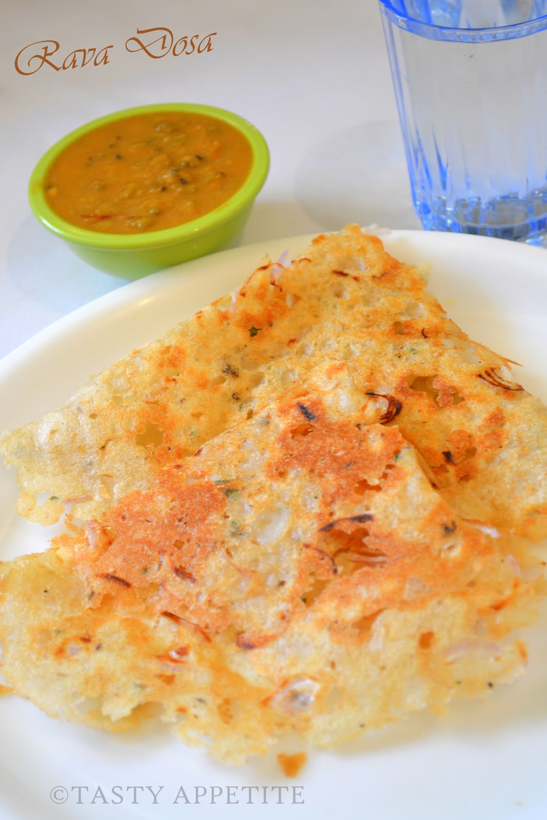 Crispy Rava Dosa