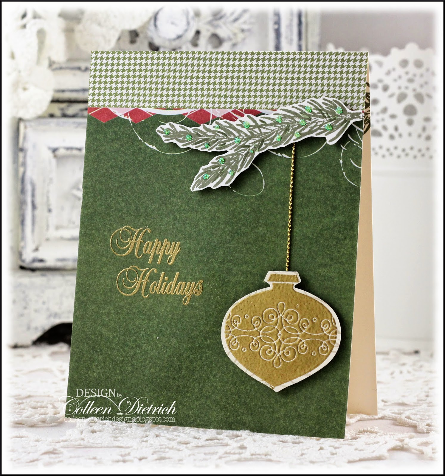 Golden Ornament Colleen Dietrich Designs