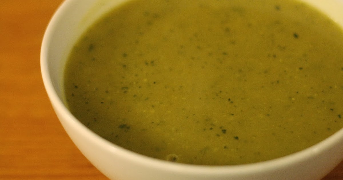 Laine's Recipe Box Puréed Zucchini Soup With Curry