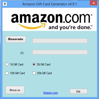 Amazon Gift Card Generator Amazon Gift Card Generator V4 9 1