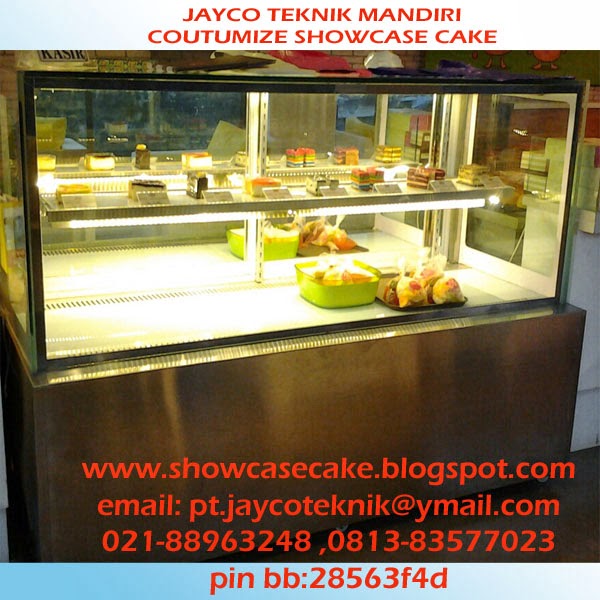 SHOWCASE CAKE MODEL KOTAK 1800 X700X1100 MM