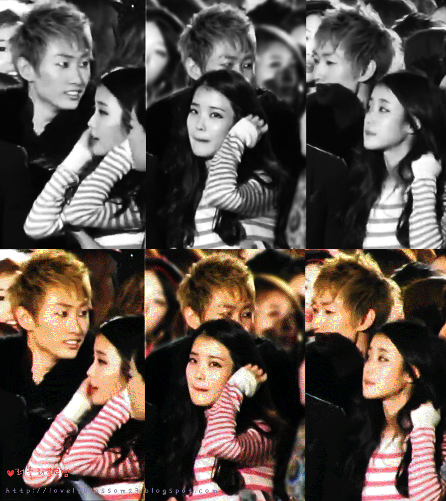 IHyuk IU-Eunhyuk's moments at Gayo Daejun :D.