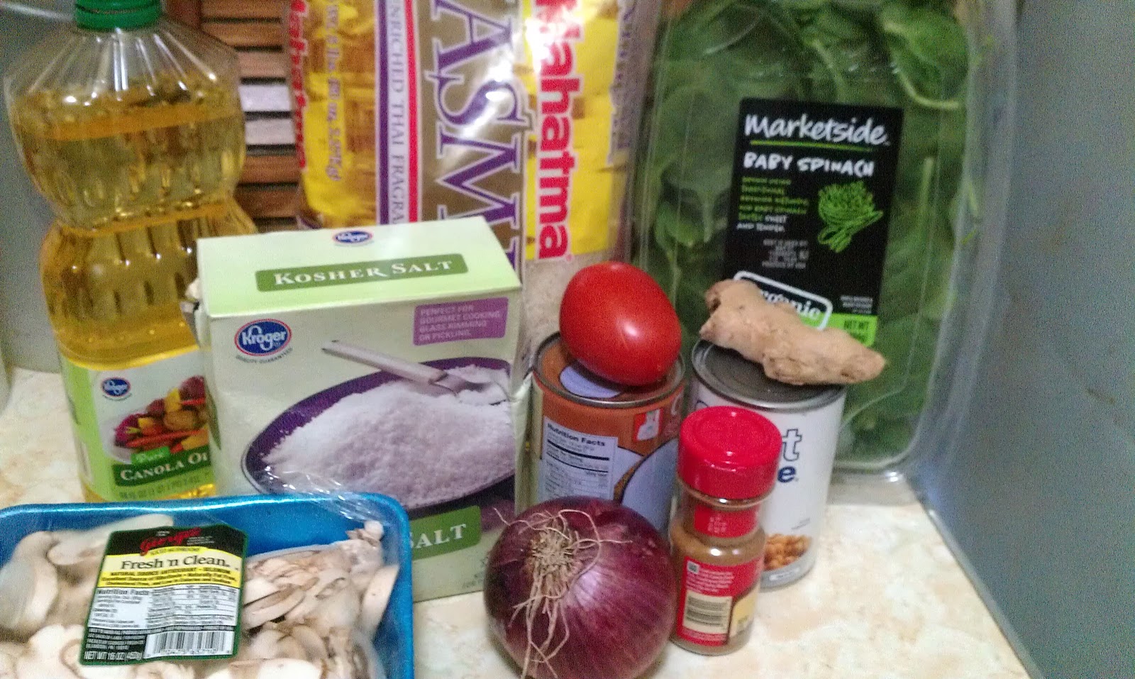 Mushroom and Spinach Korma Foodie in WV