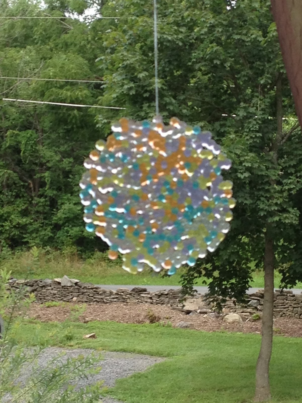 diy sun catcher hanging fishing line beads suncatcher string come would perfect