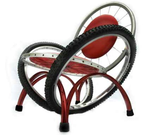 Art-Sci: Artistic Recycling: Amazing Furniture Made From Old Bicycles