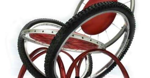 Art-Sci: Artistic Recycling: Amazing Furniture Made From Old Bicycles